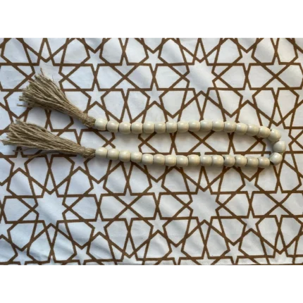 HOLY Off-White Tasbeeh – 33 Beads 55 cm